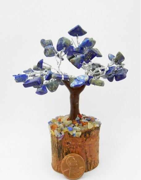 Pengetre -  Lapis Lazuli  Petite Natural Crystal Bonsai Tree  image