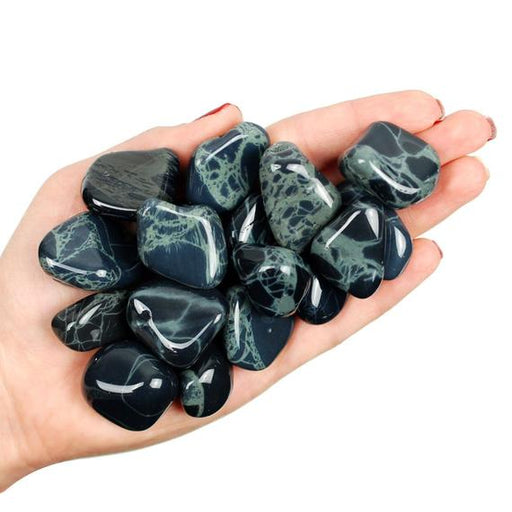 Obsidian, spindelvev Tromlet  XXL  AAA-kvalitet image