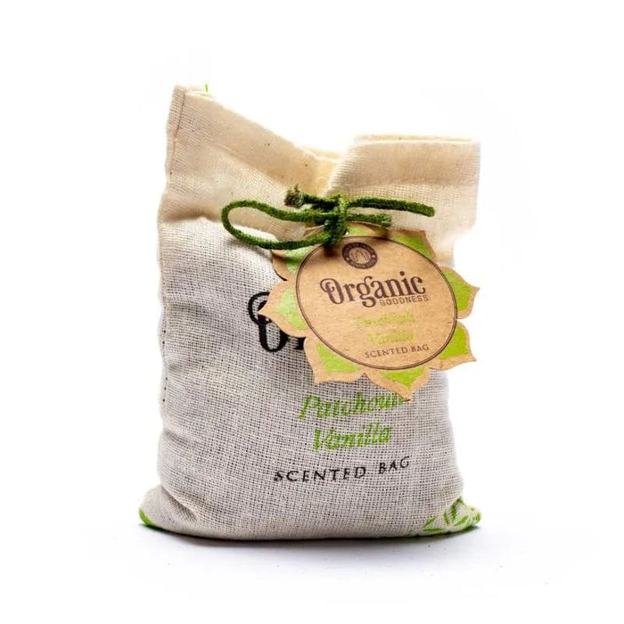 Organic Goodness Patchouli Vanilla scented bag