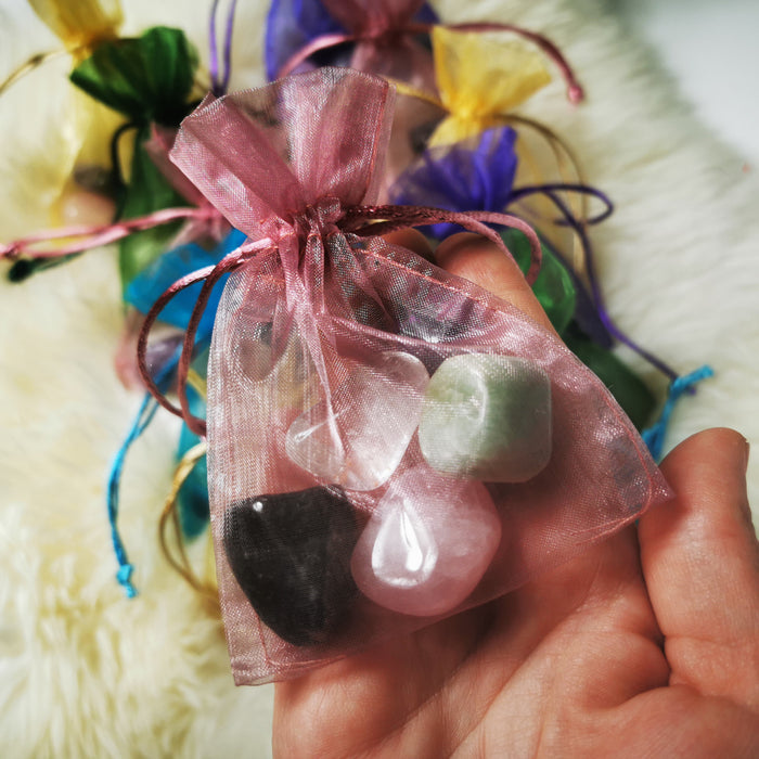 Krystall Healing Bag - Emotional/Heart/Protection Healing Crysta image