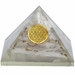 Livets Blomst Selenitt Orgonite pyramide -Orgone Pyramid Selenit image