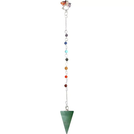 Gemstone Pendulum Chakra Chain Hexagonal  image