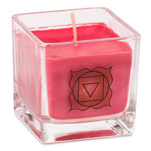 Rapeseed wax scented candle 1st chakra image