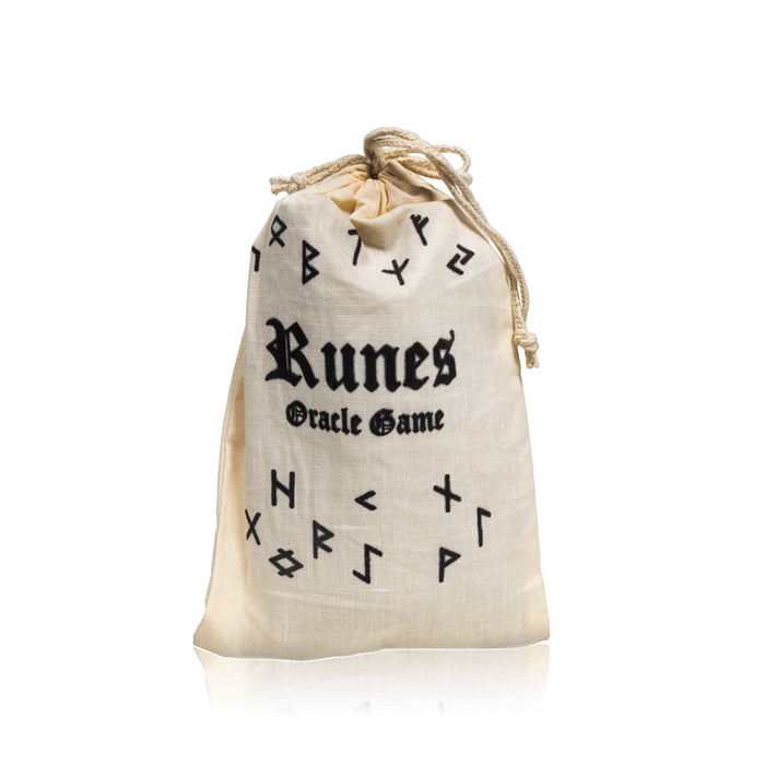 Runes Oracle Game in cotton bag image