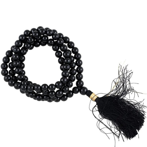 Mala Onyx black AA quality 108 beads image