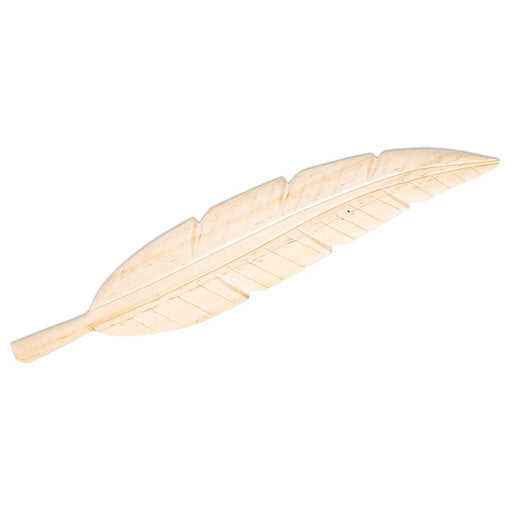 Wooden feather image