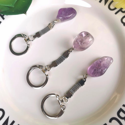 Key chain with amethyst  image