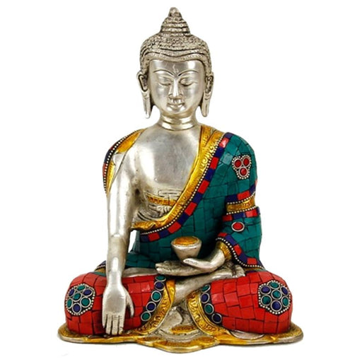 Buddha Shakyamuni med mosaikkdekorasjon image