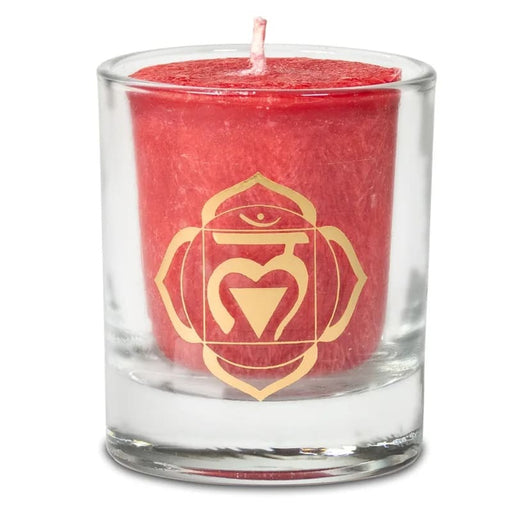 Scented votive candle 1st chakra in giftbox image