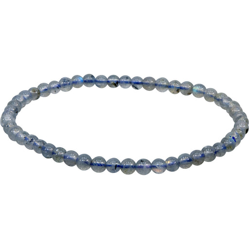 Armbånd / Bracelet Elastic Beads Labradorite 5-6 mm image