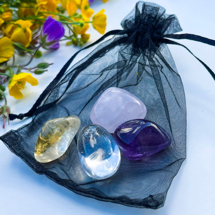 Crystal Pack - Happiness & Love Healing Crystal Kit
