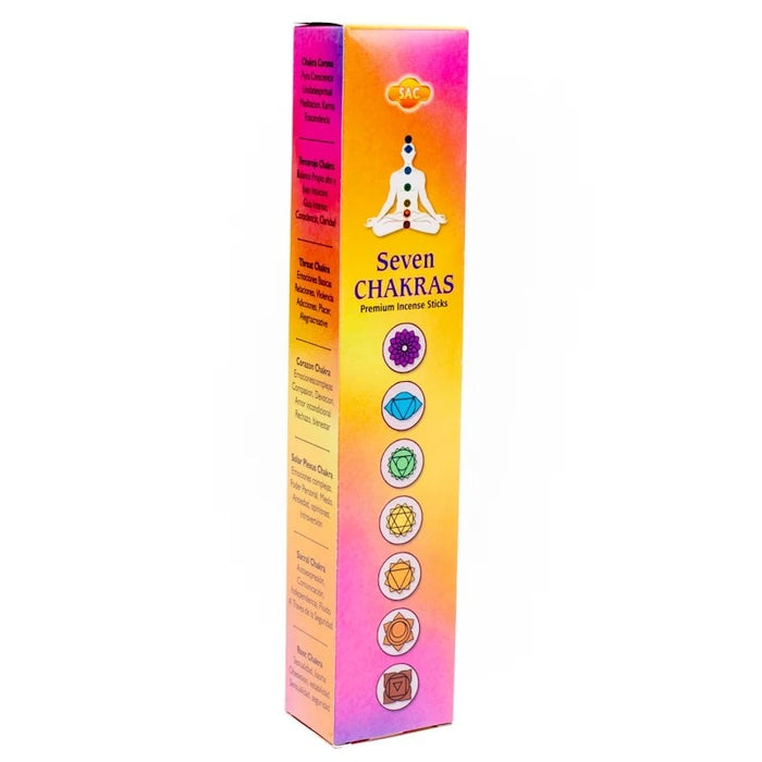 Røkelse / Incense 7 Chakra Sett