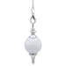 Pendel Pendulum polished white Agate & metal image