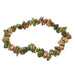 Unakitt chips armbånd / Unakite Jasper chips brancelet  image