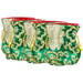 Purse lined brocade green image