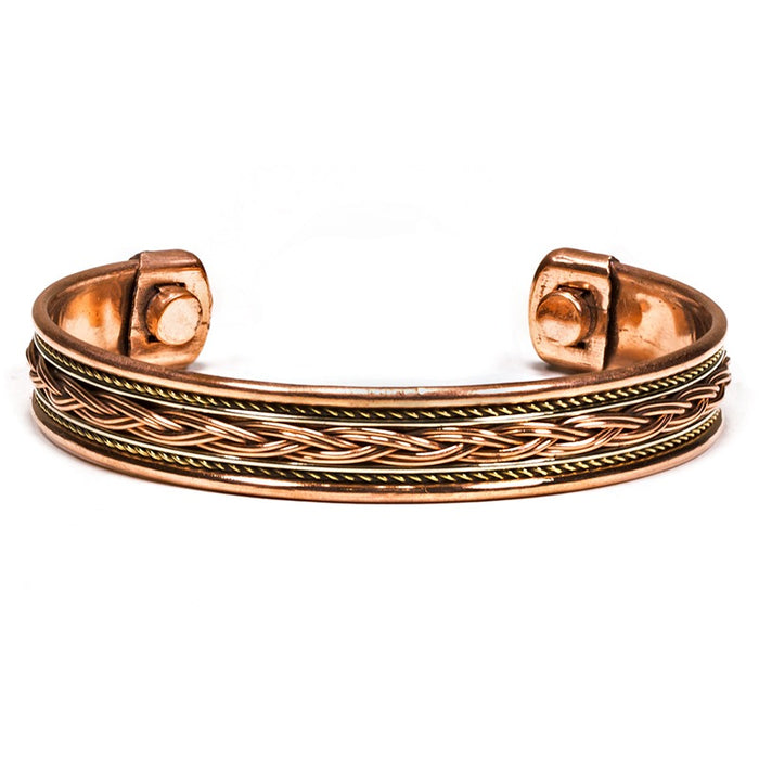 Armbånd/Bracelet copper magnetic set of 2 image
