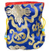 Brocate bag blue with red lining image