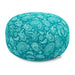 RONDO meditation cushion | 32 x 20 cm Paisley, petrol  image