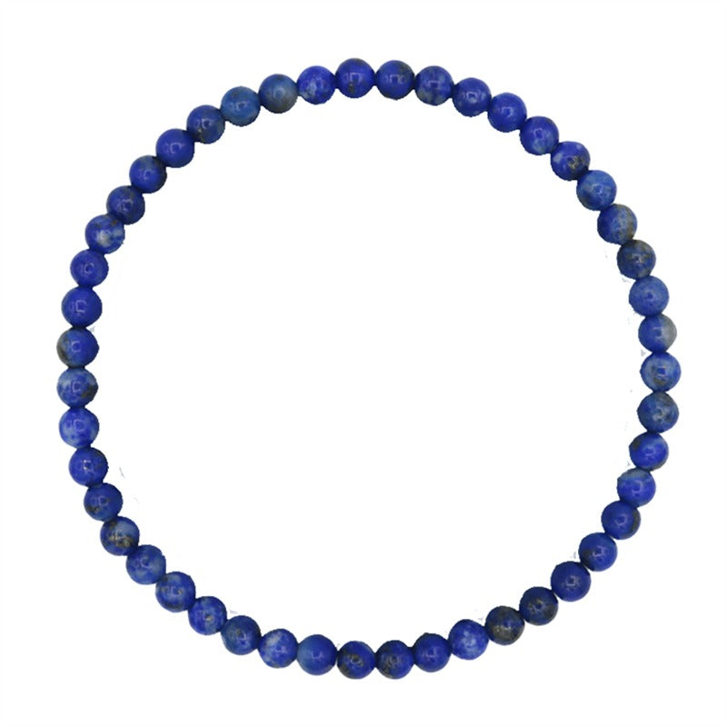 Armbånd Lapis Lazuli 4mm kulearmbånd  image