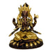 Ganesh figur - Ganesha brass 2 colours 20 cm  image