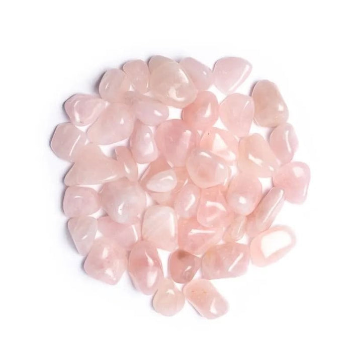 Rosenkvarts Rose Quartz Africa Tromlet Medium AAA-kvalitet image