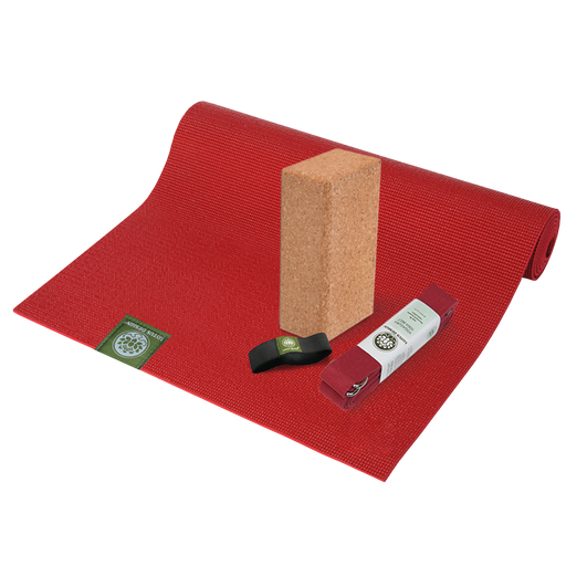 Yoga Set - Beginner 102-bordeaux | YG-03-bordeaux image