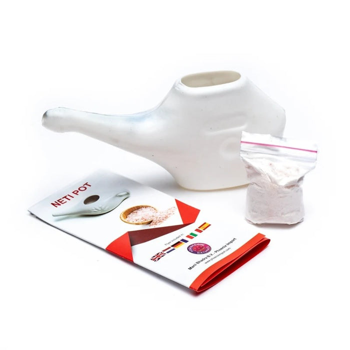 Neseskyllekanne  Neti Pot  + 25 gr Himalayan Salt