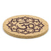Ohm Lotus coasters cork set of 6 image