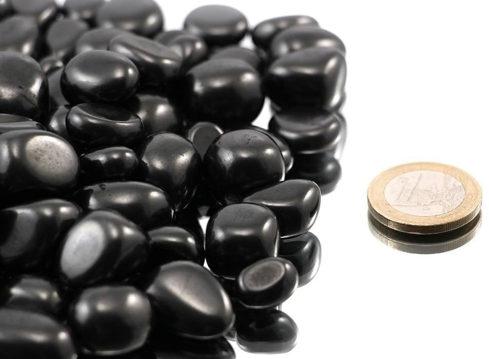 Shungitt/Shungite Tromlet Stor AAA-kvalitet image