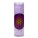 Scented stearin candle Flower of Life purple image