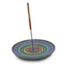 Incense stick burner rainbow soapstone black image