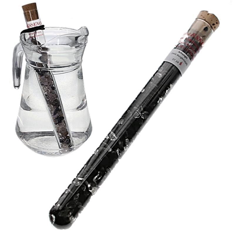 Vann vitaliseringssepter Shungitt og Bergkrystall 24 cm  image