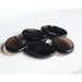 Obsidian røyk lommestein / Obsidian Worry Stone  image