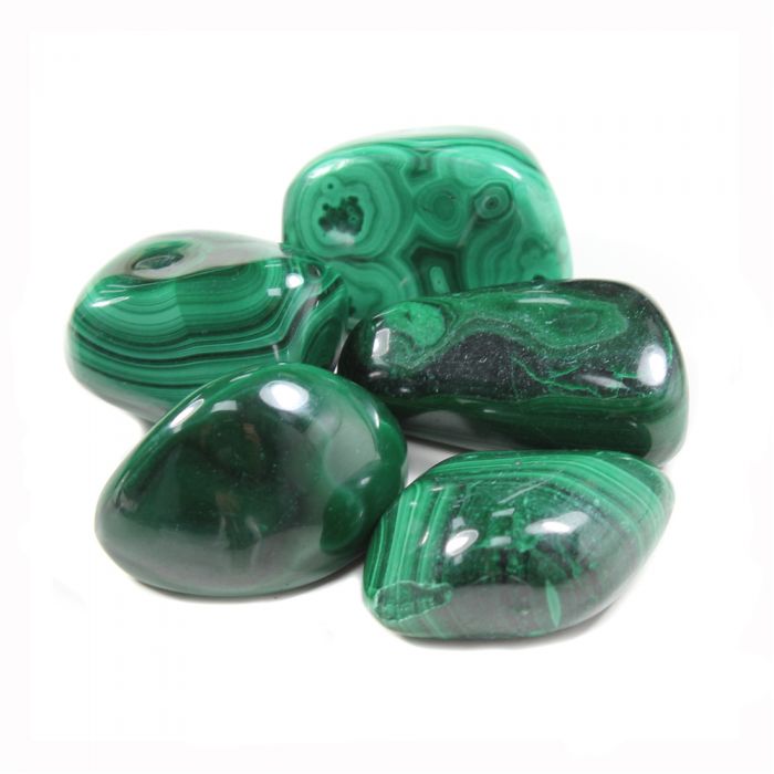 Malakitt / Malachite Tromlet XL  AAA-kvalitet image