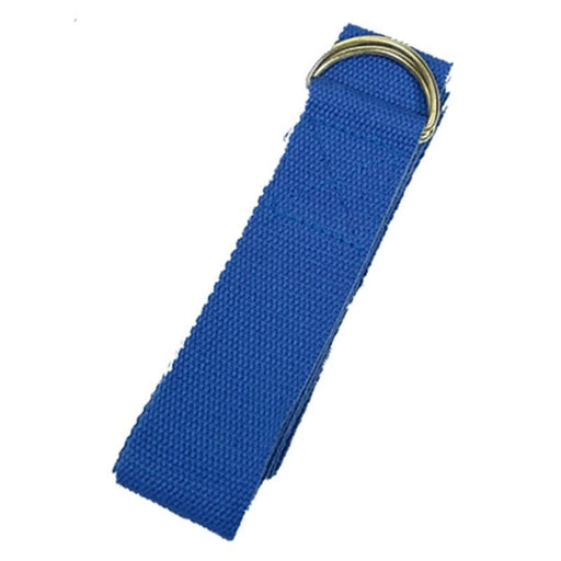 Yoga belte  D-ring blue cotton image