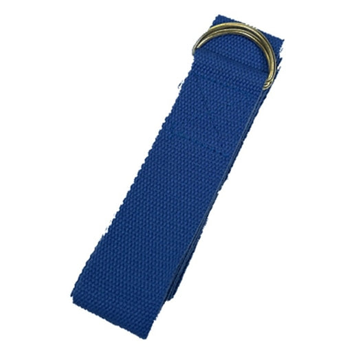 Yoga belte  D-ring blue cotton image