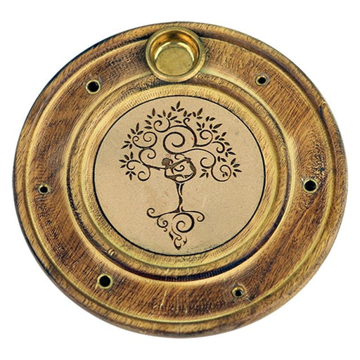 Røkelseholder /Incense burner sticks & cones Yoga Tree image