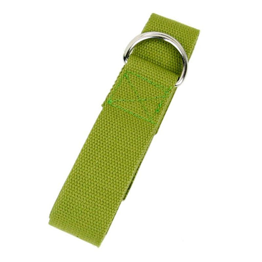 Yoga belte strap D-ring olivegreen cotton image