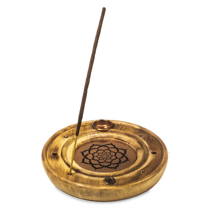Incense burner sticks & cones lotus mandala image
