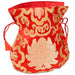 Bag brocade lotus red image
