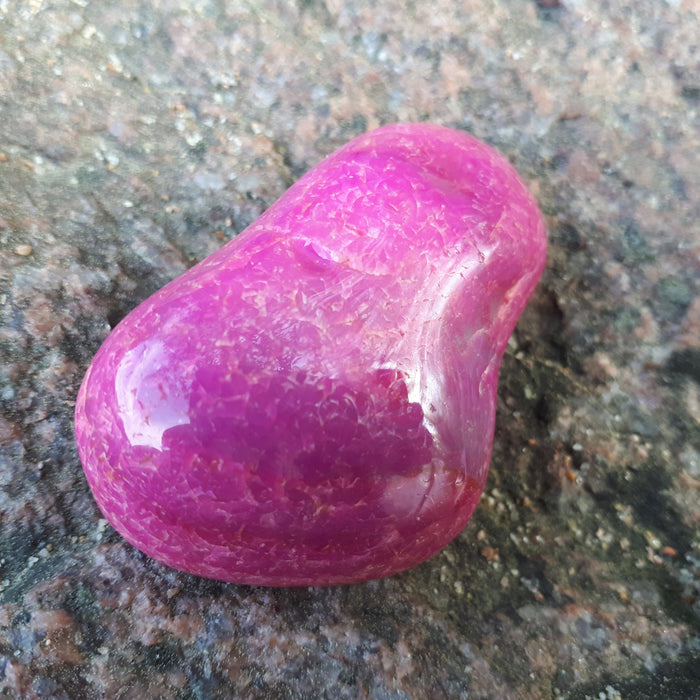 Agat, rosa (F) Tromlet Stor AAA-kvalitet image