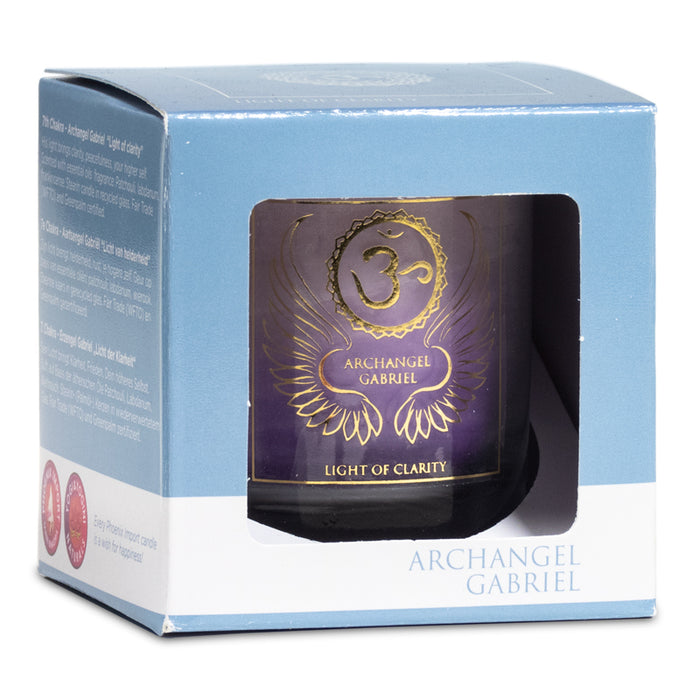 Scented votive candle archangel Gabriel chakra 7 image
