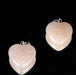 Rosenkvarts / Rose Quartz  Hjerte Anheng 2 cm  image