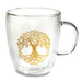 Tea glass double wall Tree of Life image