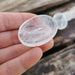 Bergkrystall Lommestein - Rock crystal Worry stone 3 cm  image