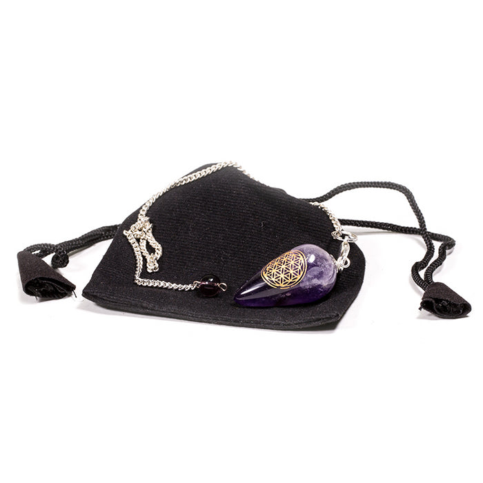 Pendel- Pendulum  Amethst -  Flower of Life image