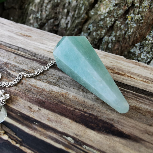 Pendel Aventurin / Green Aventurine Facetted Pendulum image