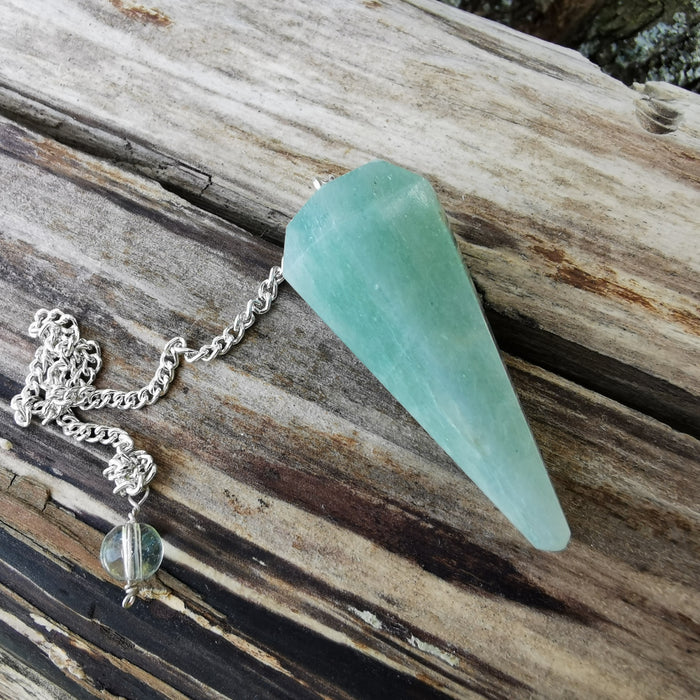 Pendel Aventurin / Green Aventurine Facetted Pendulum image