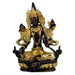 Green Tara brass/golden 13 cm  image