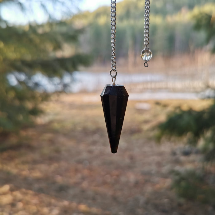 Tigerøye  pendel -Tiger Eye Polished Pendulum image